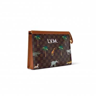 LOUIS VUITTON POCHETTE VOYAGE MM X THE DARJEELING N40897 (27*21*6cm)